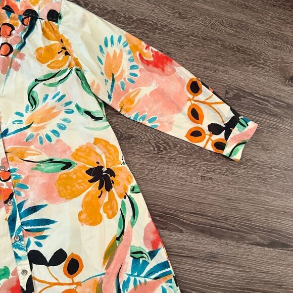 Anthropologie Rilke Poplin Shirtdress - Picture 4 of 9